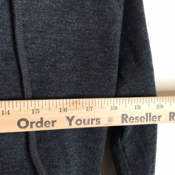 Victoria's Secret LOVE Bling Sleeves Grey Pullover Hoodie Size XS - Picture 7 of 12